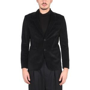 TONELLO Men's Corduroy Blazer Men BLACK Outerwear